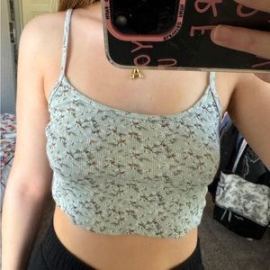 Sage green Hollister tank top